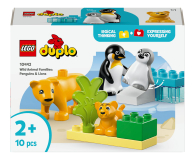 Klocki LEGO® LEGO DUPLO 10442 Rodziny dzikich zwierząt pingwiny i lwy